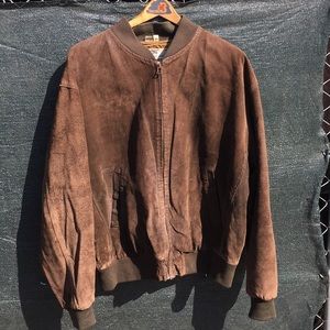 Vintage Suede leather bomber
